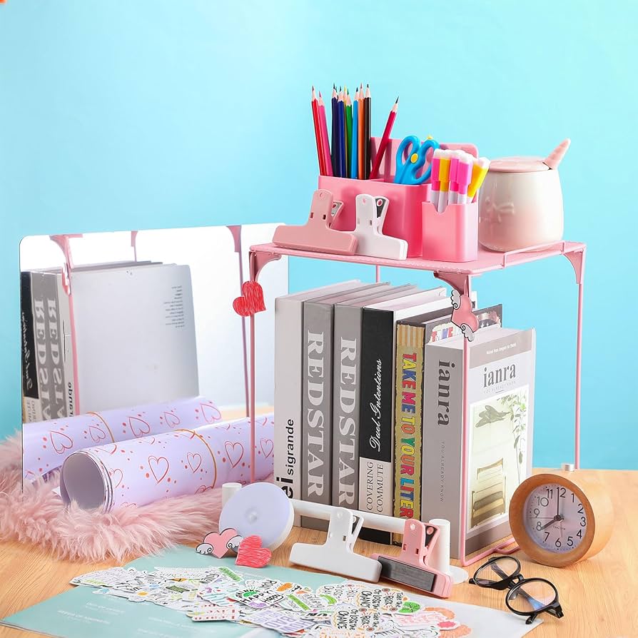 Amazon.com : Motipuns 73 Pcs Pink Locker Accessories Set